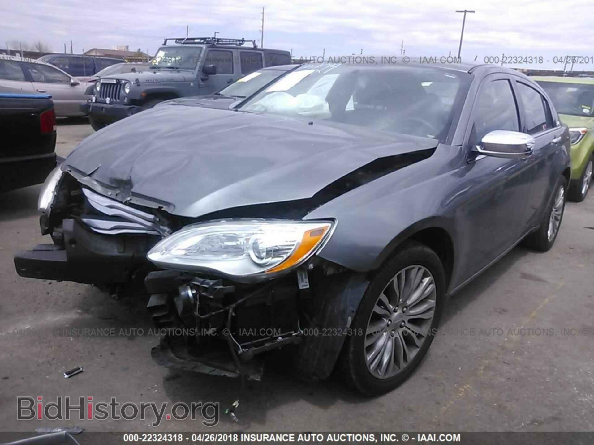 2012 Chrysler 200 - VIN: 1C3CCBCB0CN284271 - Фото 2