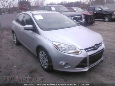2012 Ford FOCUS, серебристый — VIN 1FAHP3F24CL278935, IAAI