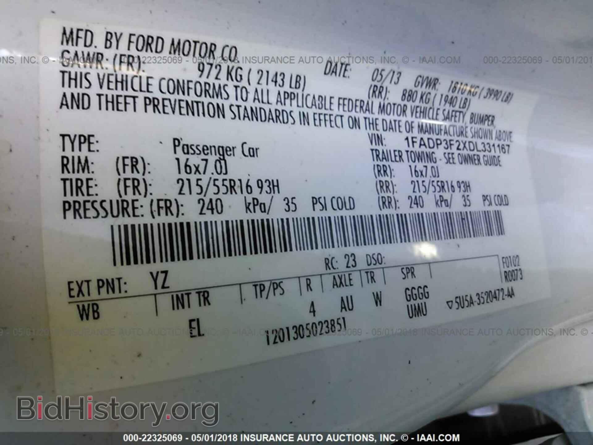 2013 Ford Focus - VIN: 1FADP3F2XDL331167 - Photo 9