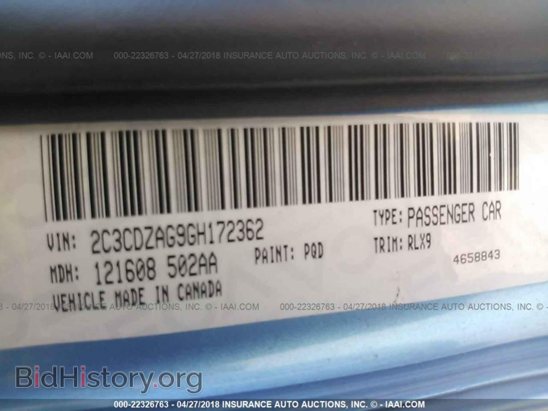 2016 Dodge Challenger - VIN: 2C3CDZAG9GH172362 - Photo 9