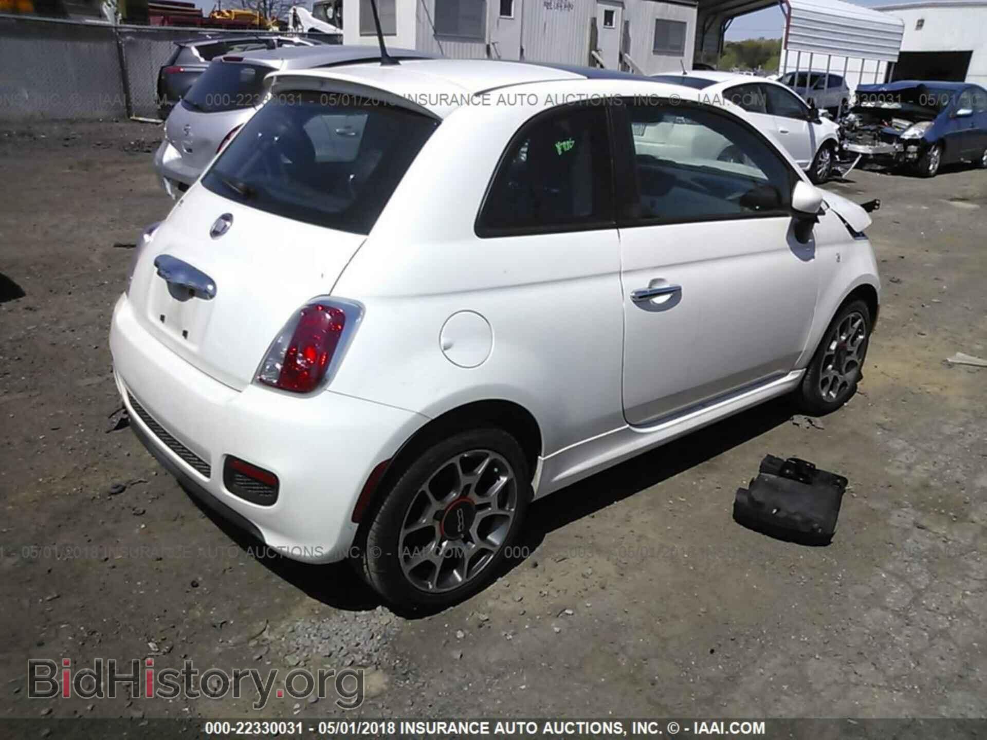 2012 Fiat 500 - VIN: 3C3CFFBR9CT352208 - Фото 4