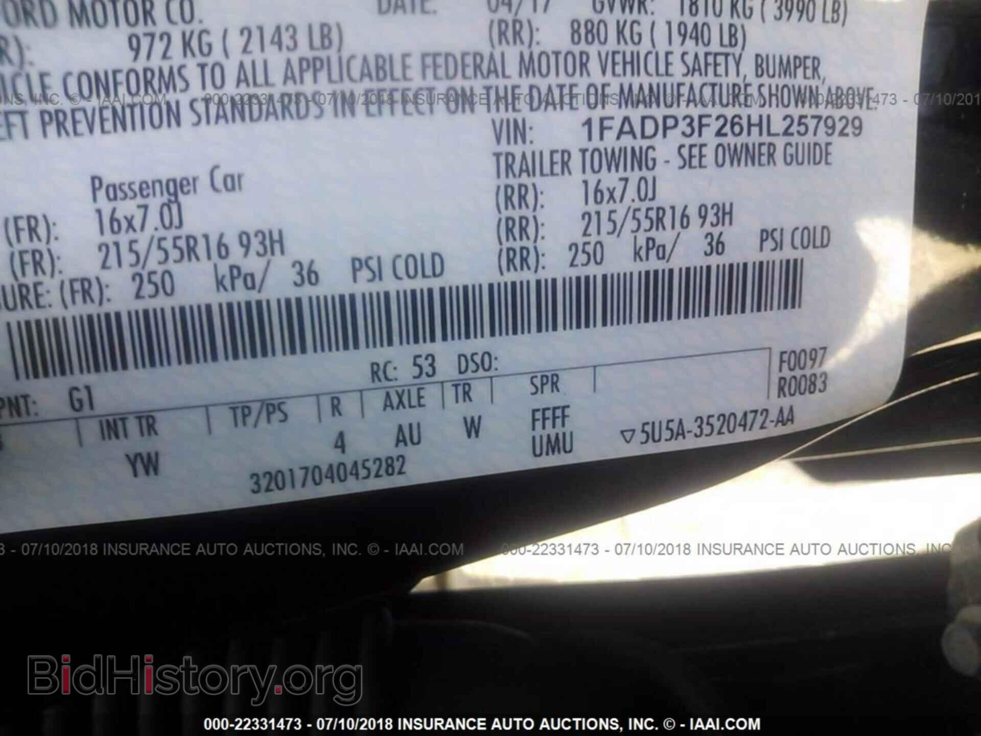 2017 Ford Focus - VIN: 1FADP3F26HL257929 - Photo 9