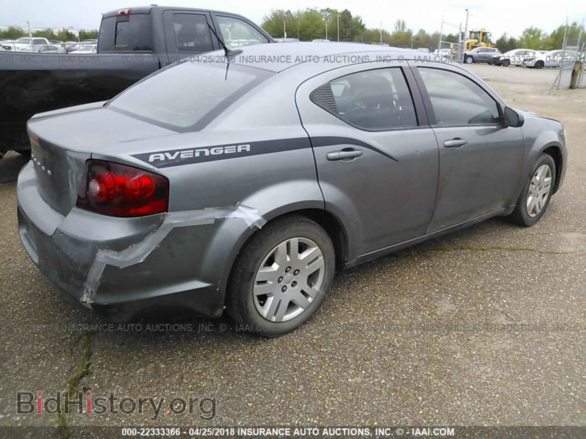 2012 Dodge Avenger - VIN: 1C3CDZAB4CN128422 - Фото 4
