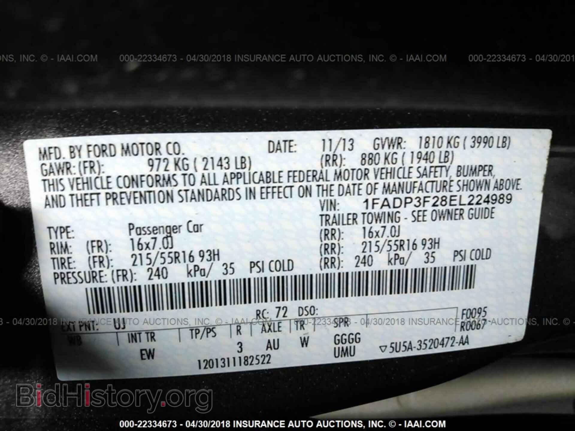 2014 Ford Focus - VIN: 1FADP3F28EL224989 - Photo 9