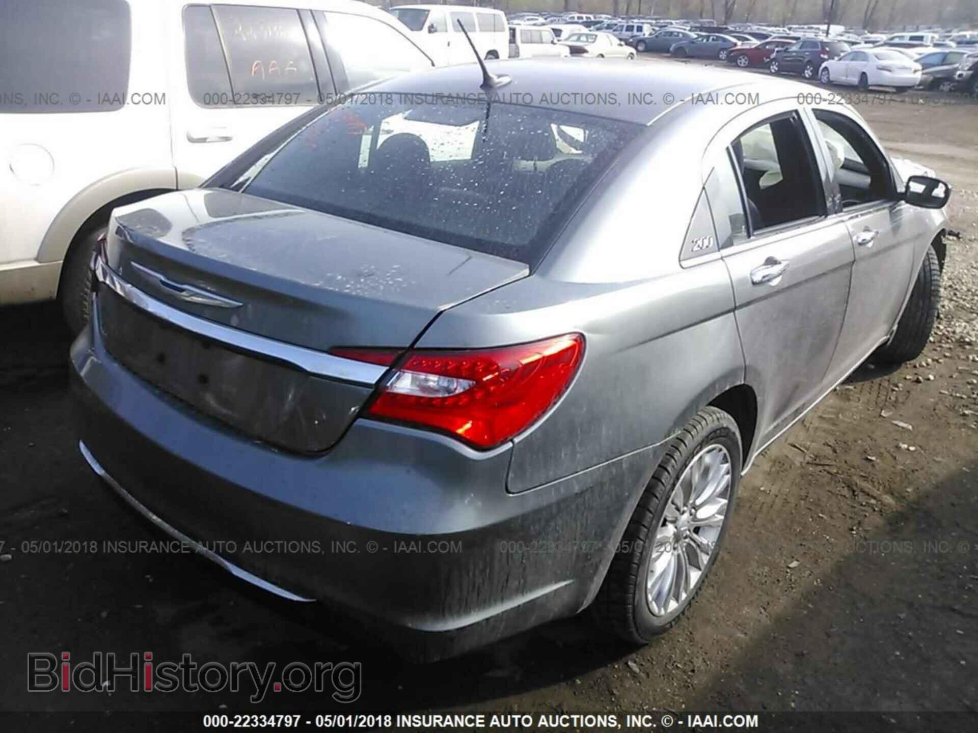 2012 Chrysler 200 - VIN: 1C3CCBCG0CN277879 - Фото 4