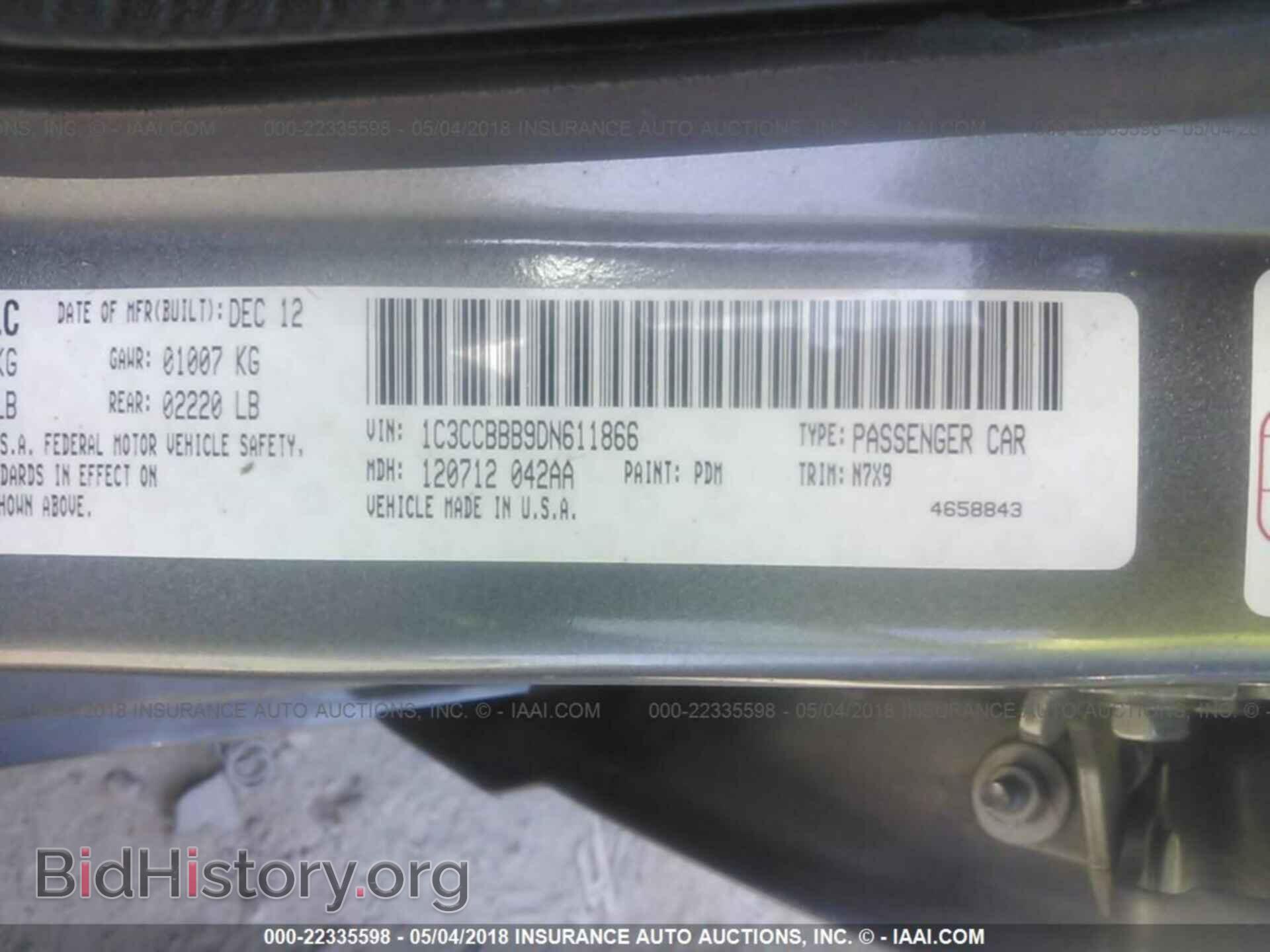 2013 Chrysler 200 - VIN: 1C3CCBBB9DN611866 - Photo 9