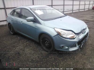 2012 Ford FOCUS, голубой — VIN 1FAHP3F21CL167498, IAAI