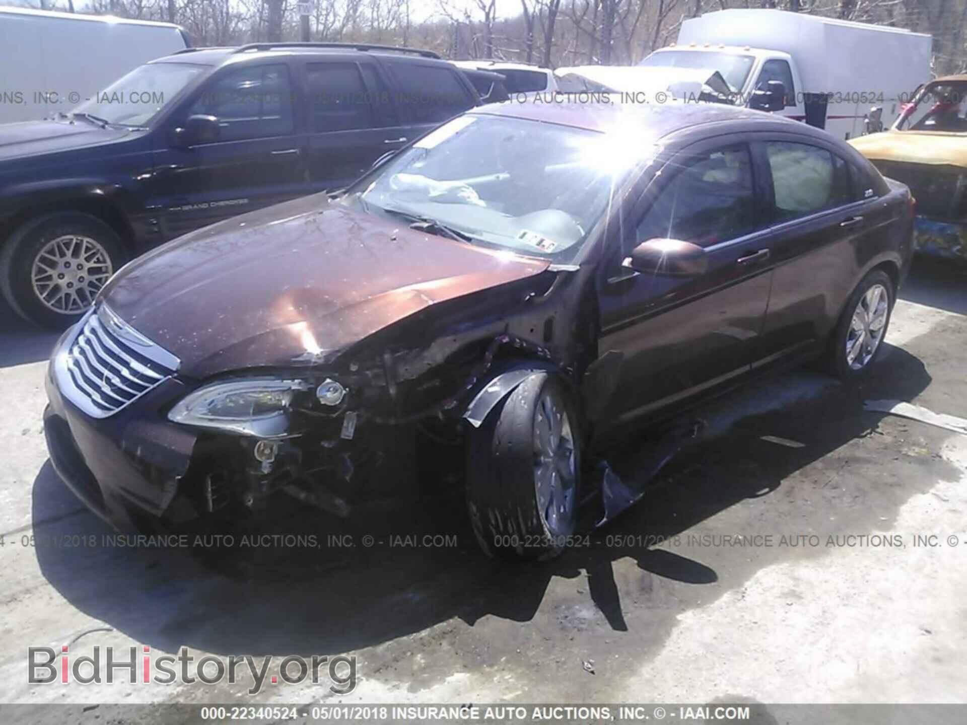 2012 Chrysler 200 - VIN: 1C3CCBAB4CN273969 - Фото 2