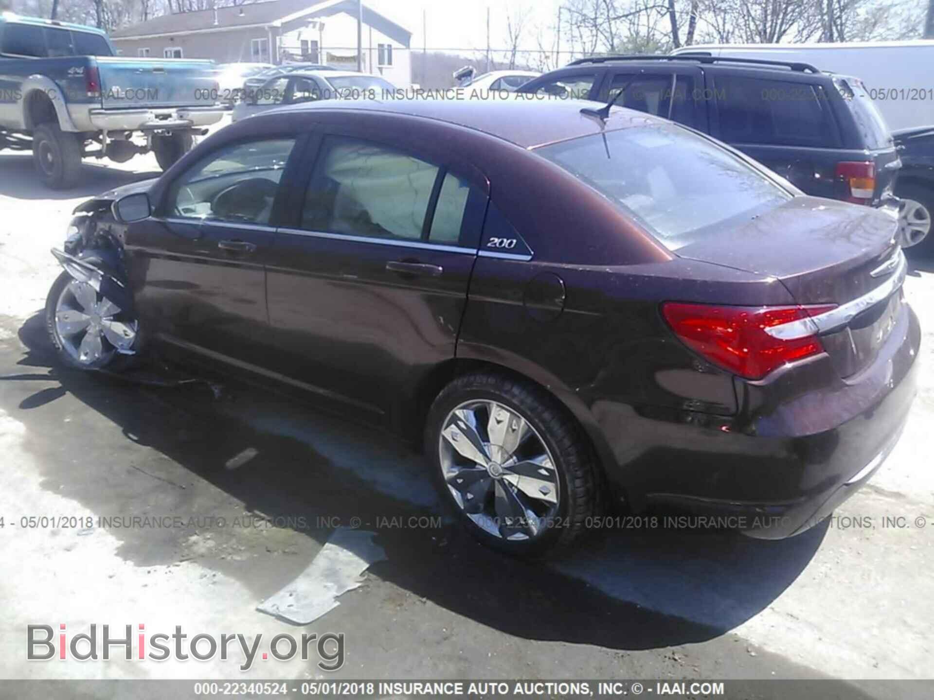 2012 Chrysler 200 - VIN: 1C3CCBAB4CN273969 - Фото 3