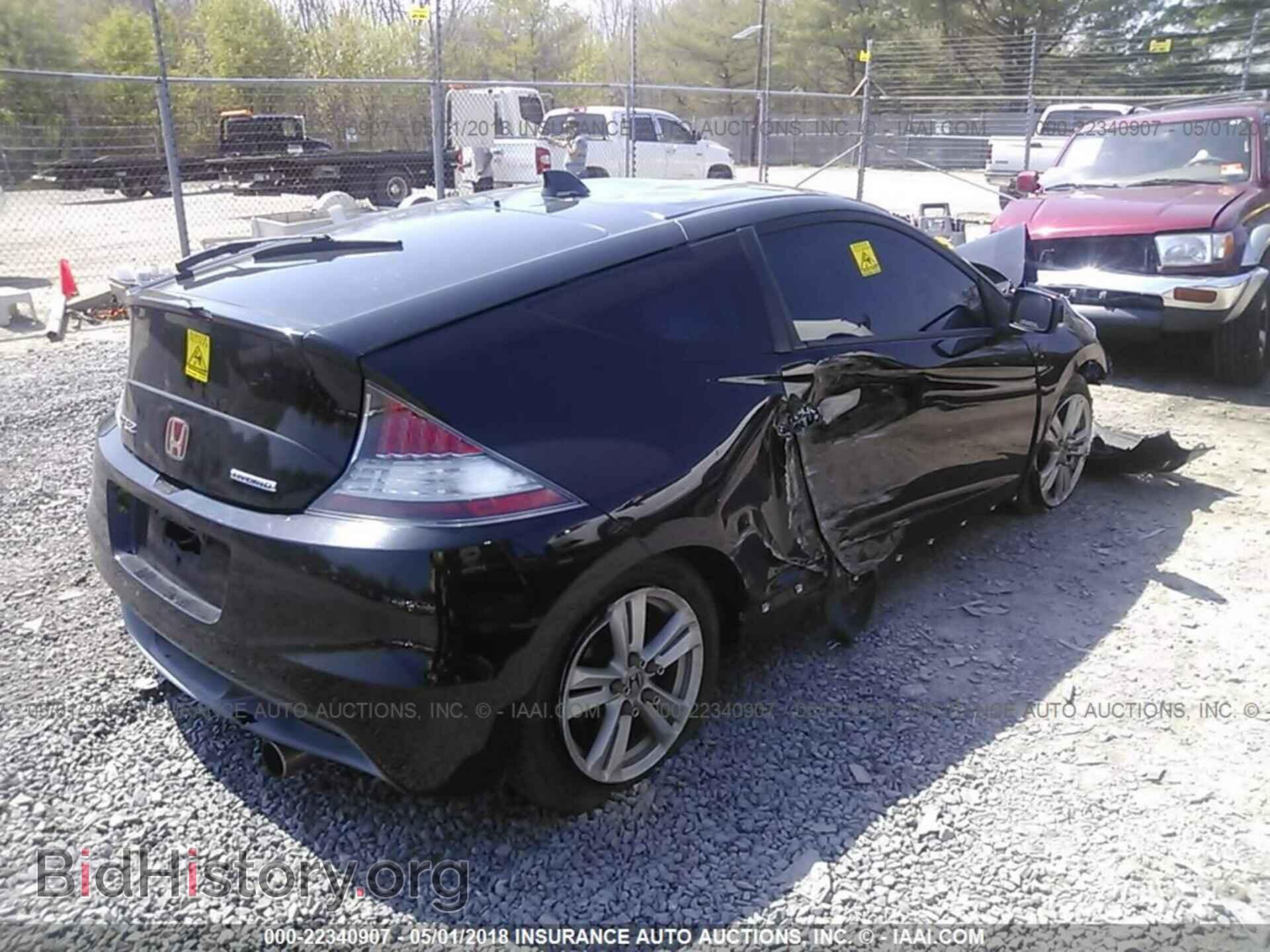 2011 Honda Cr-z - VIN: JHMZF1C69BS003092 - Фото 4