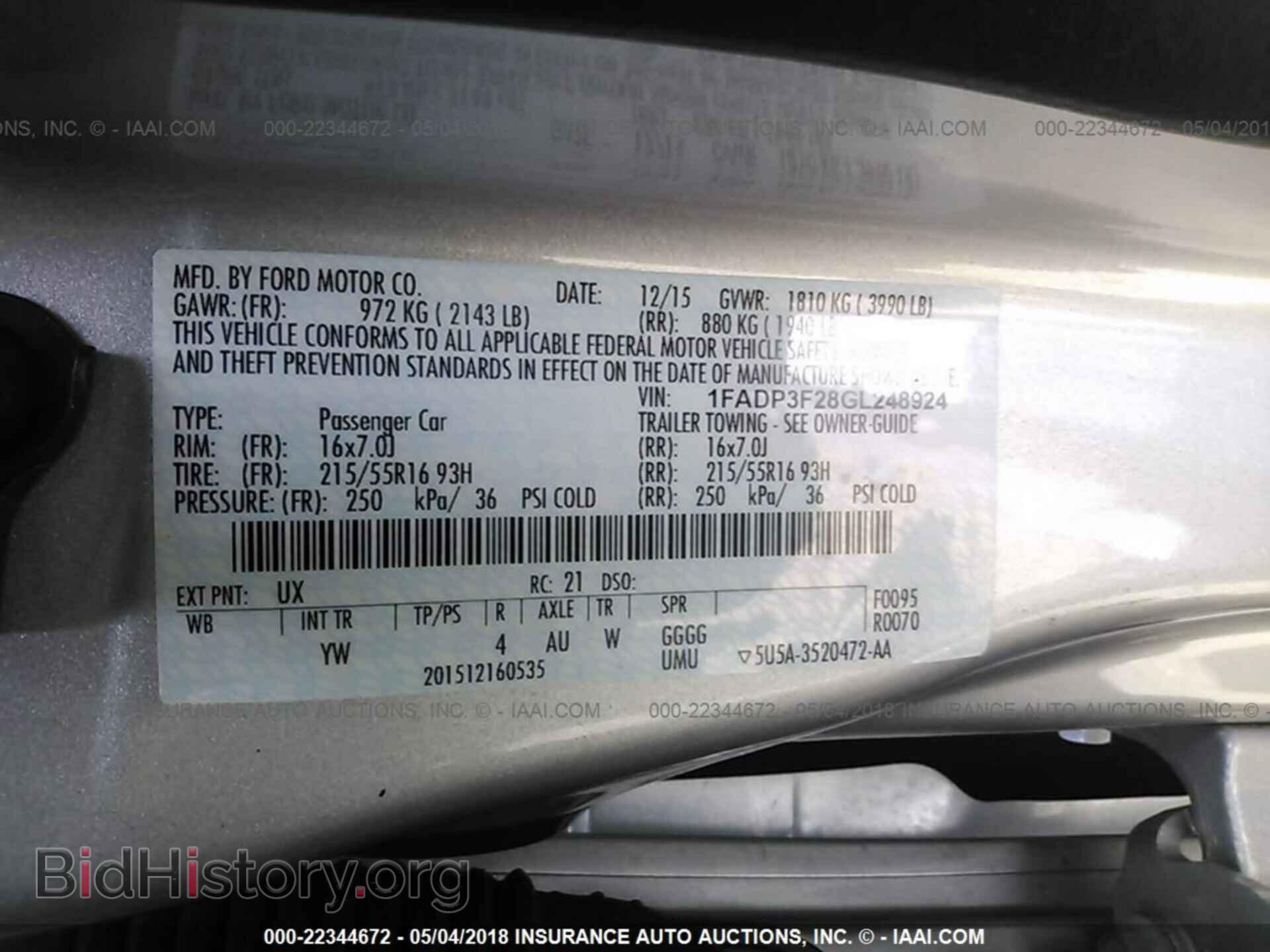 2016 Ford Focus - VIN: 1FADP3F28GL248924 - Photo 9