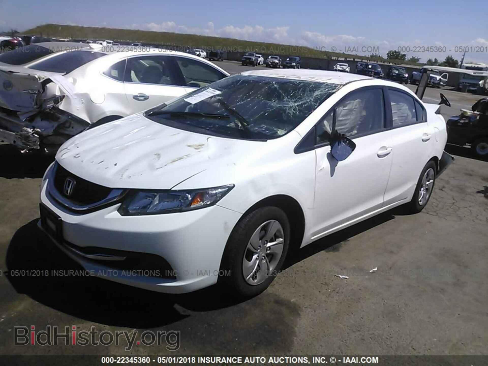 2013 Honda Civic - VIN: 2HGFB2F50DH602029 - Фото 2