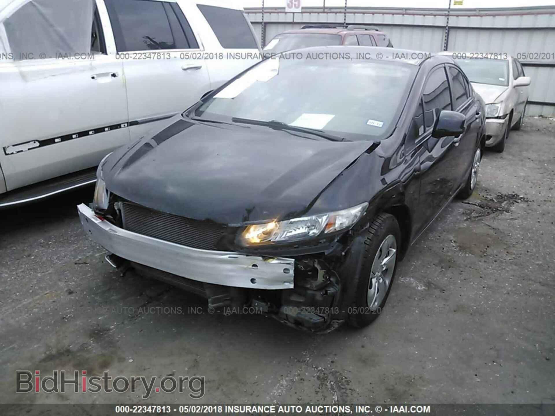 2013 Honda Civic - VIN: 2HGFB2F56DH554021 - Фото 2