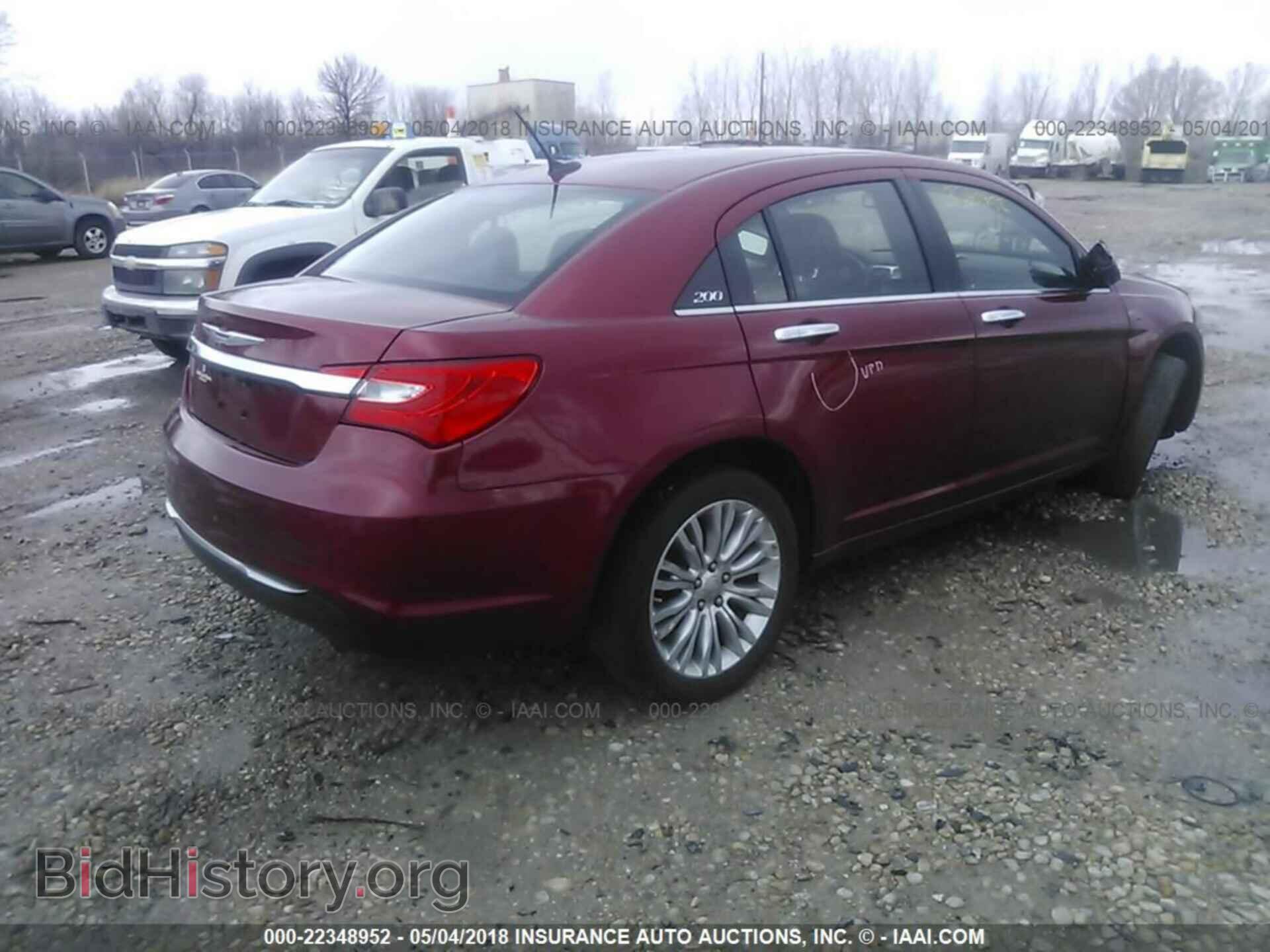 2012 Chrysler 200 - VIN: 1C3CCBCB6CN159419 - Фото 4
