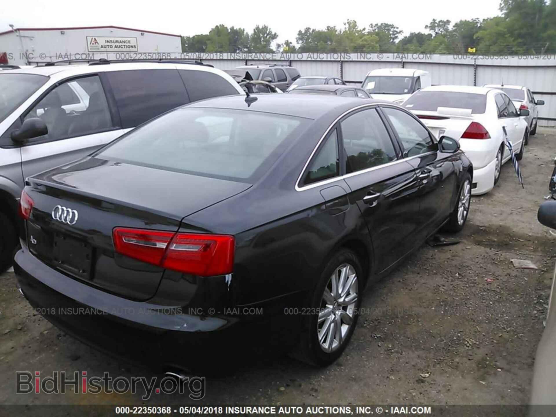 2013 Audi A6 - VIN: WAUGFAFC4DN077237 - Фото 4