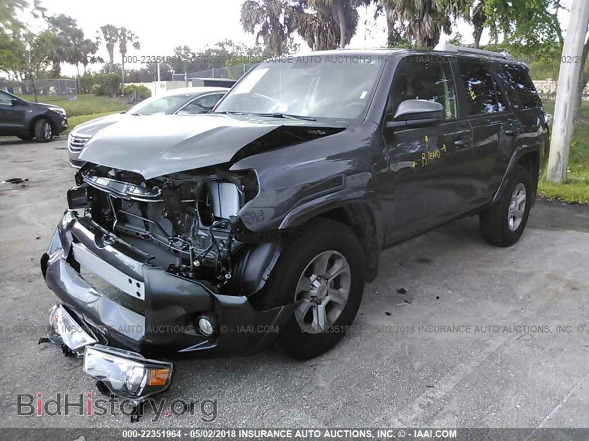 2018 Toyota 4runner - VIN: JTEZU5JR2J5167319 - Фото 2
