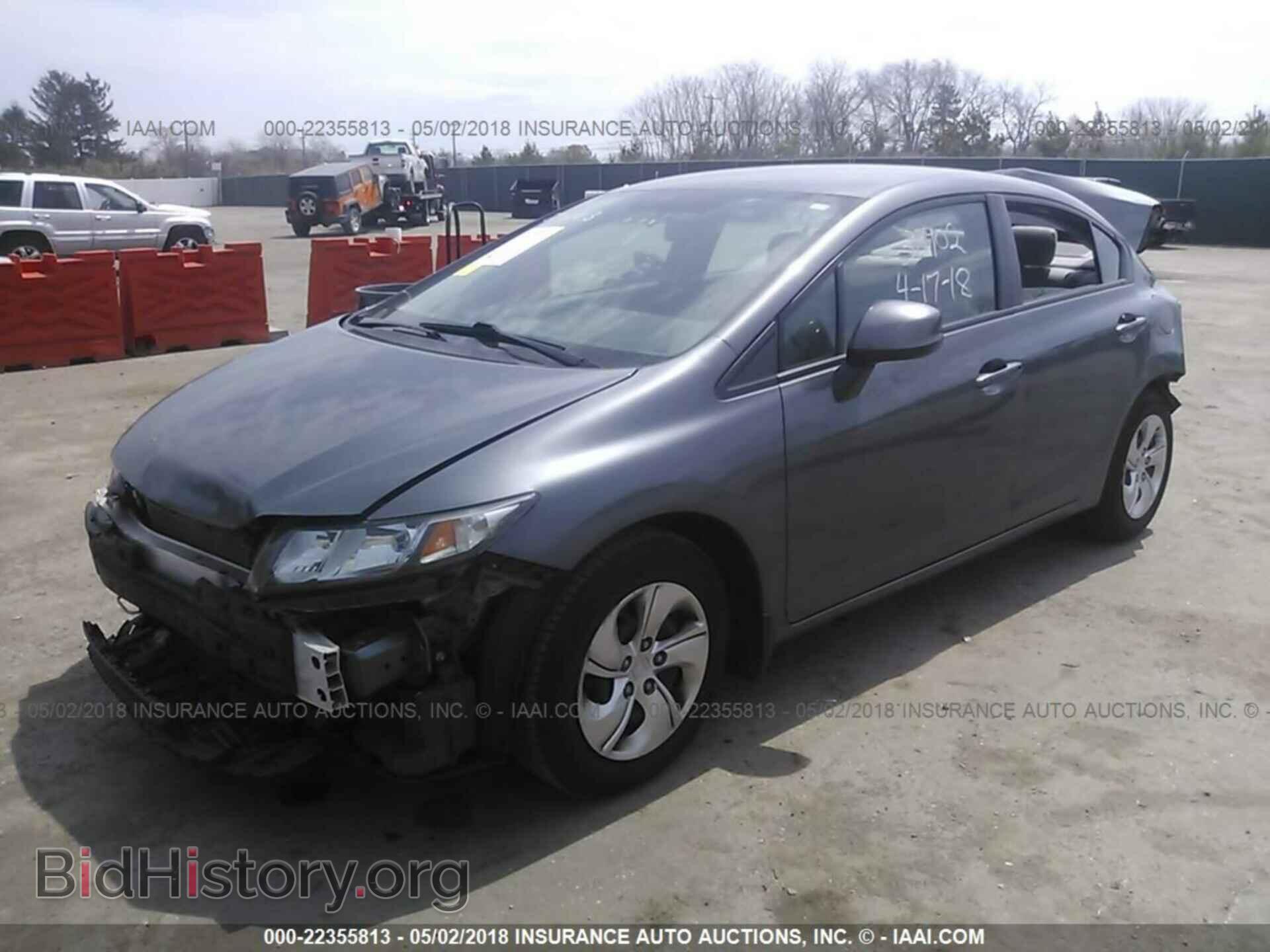 2013 Honda Civic - VIN: 19XFB2F50DE007109 - Фото 2