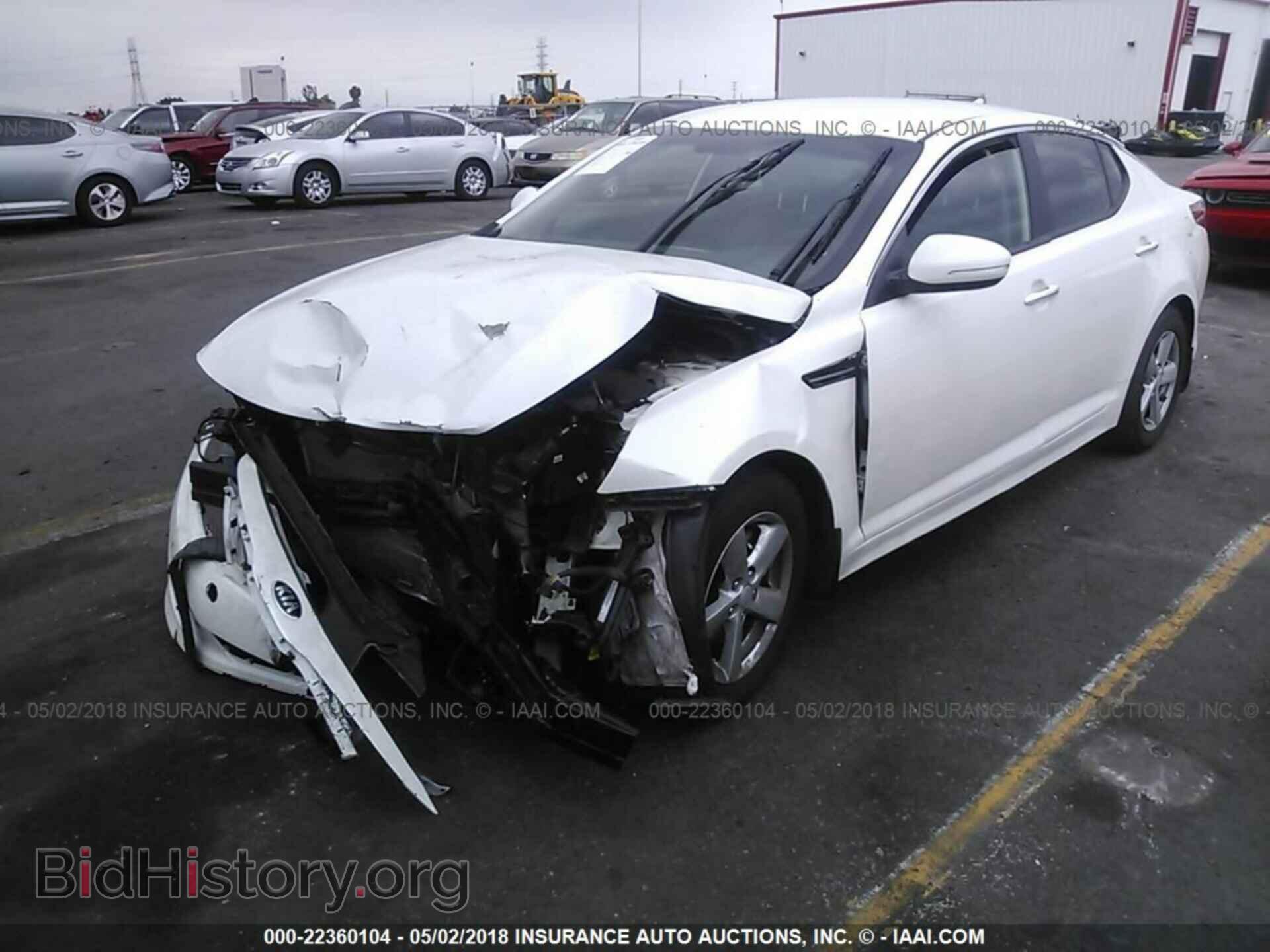 2015 Kia Optima - VIN: KNAGM4A79F5657281 - Фото 2