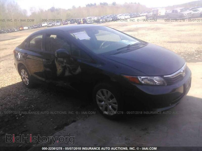 2012 Honda CIVIC (VIN 2HGFB2F51CH310811) — фото 1 из 10, IAAI, повреждение: оба бока