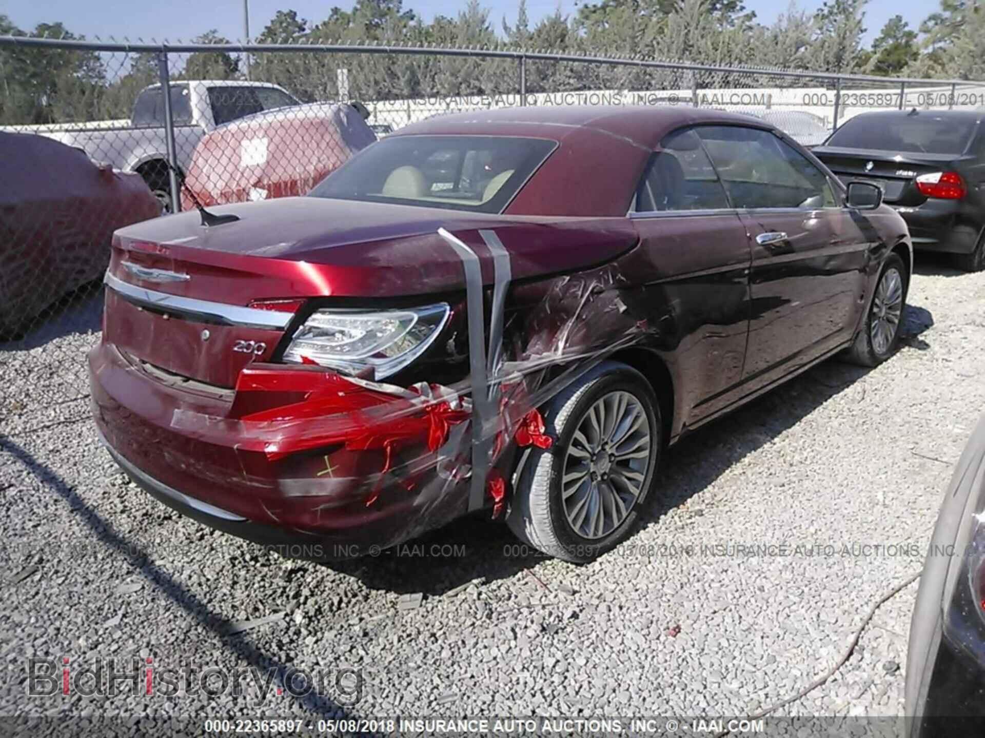 2012 Chrysler 200 - VIN: 1C3BCBFG5CN143439 - Photo 4