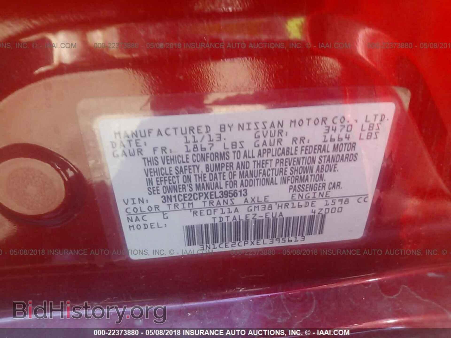 2014 Nissan Versa note - VIN: 3N1CE2CPXEL395613 - Photo 9