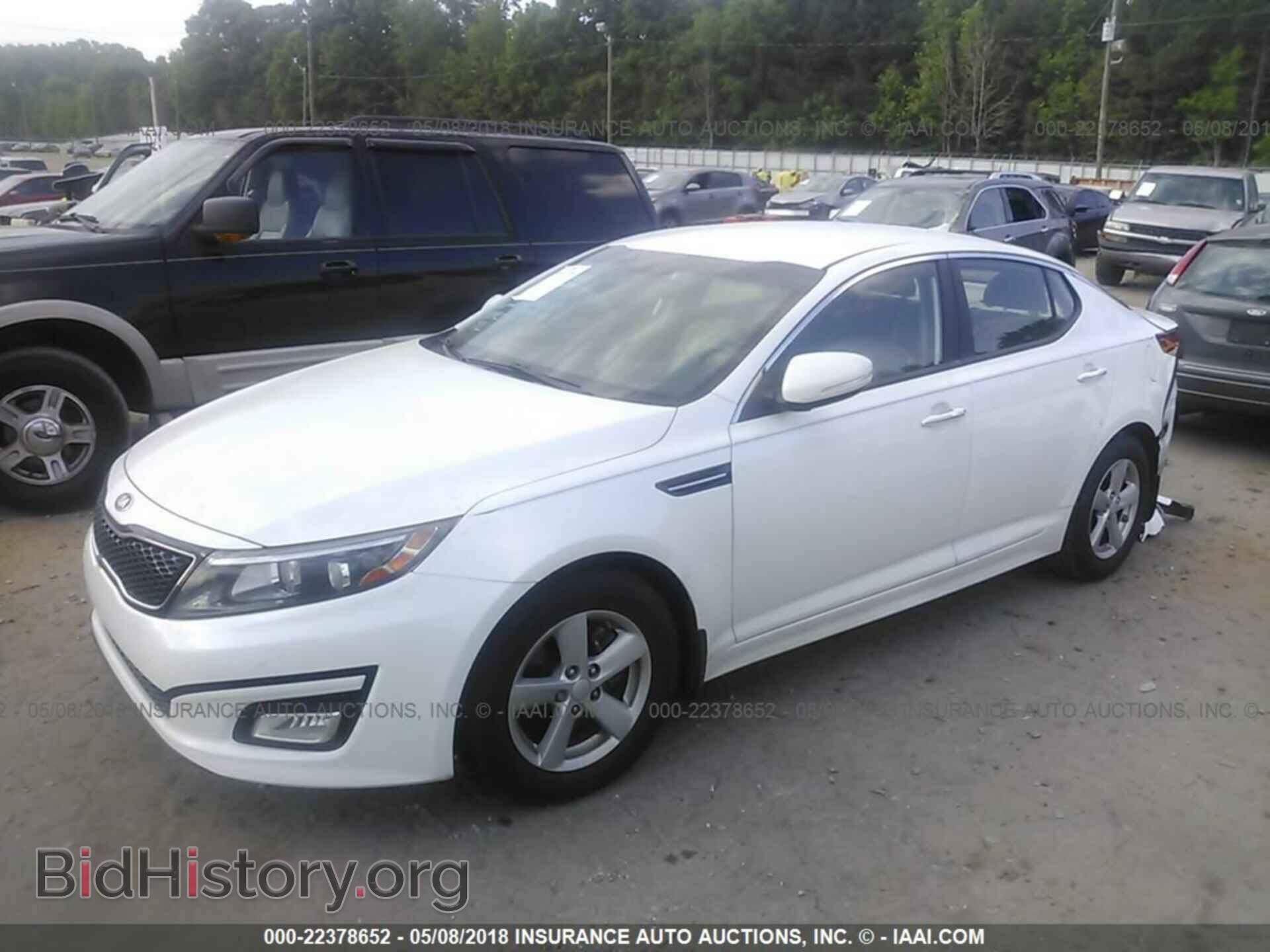 2014 Kia Optima - VIN: KNAGM4A79E5497577 - Фото 2