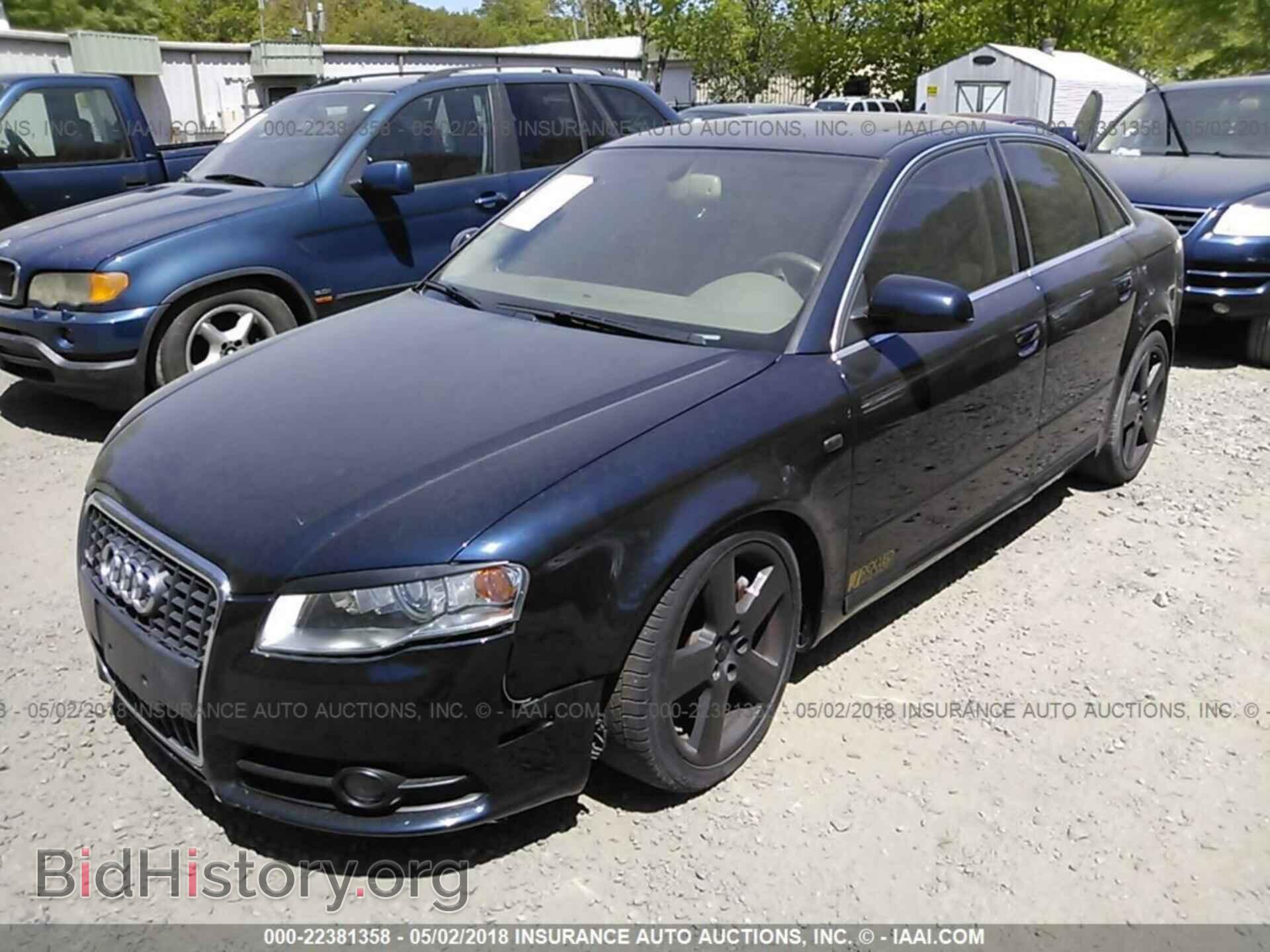2008 AUDI A4 - VIN: WAUDH78E08A055943 - Фото 2