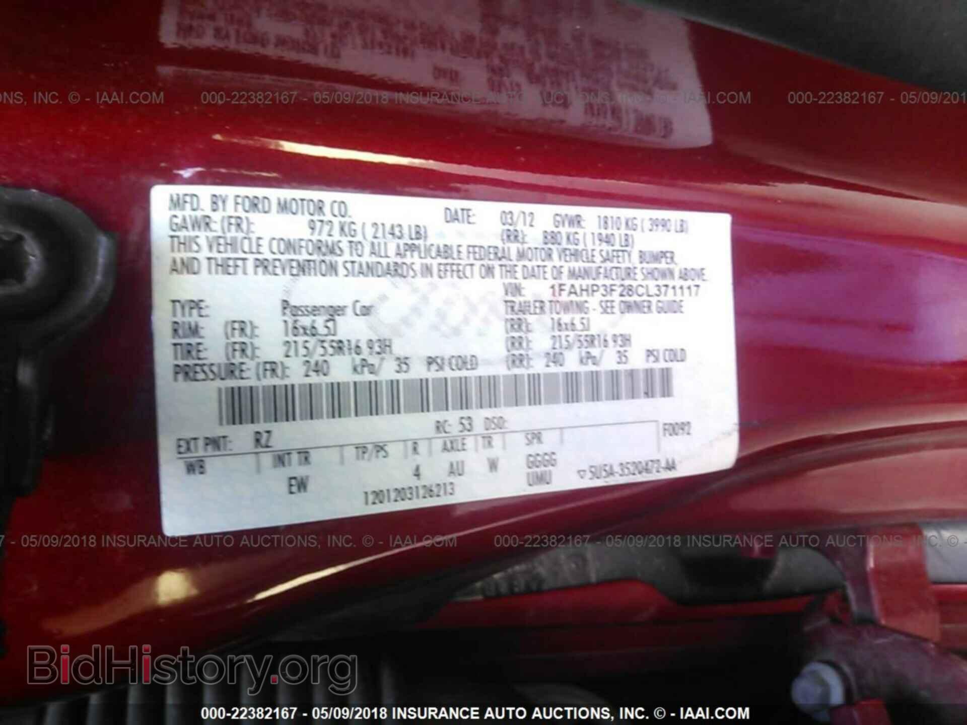 2012 Ford Focus - VIN: 1FAHP3F28CL371117 - Photo 9