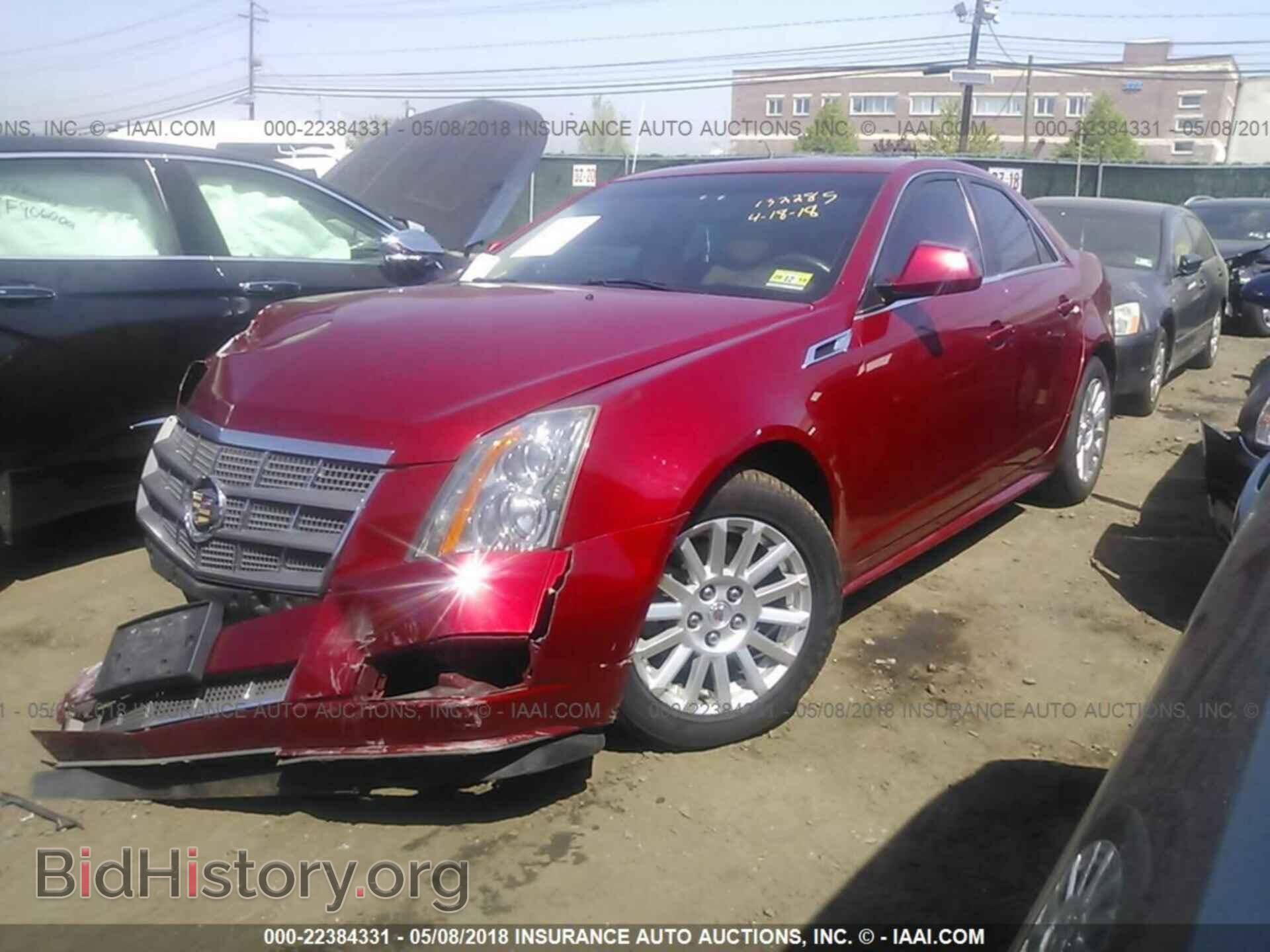 2011 Cadillac Cts - VIN: 1G6DG5EY1B0108237 - Фото 2