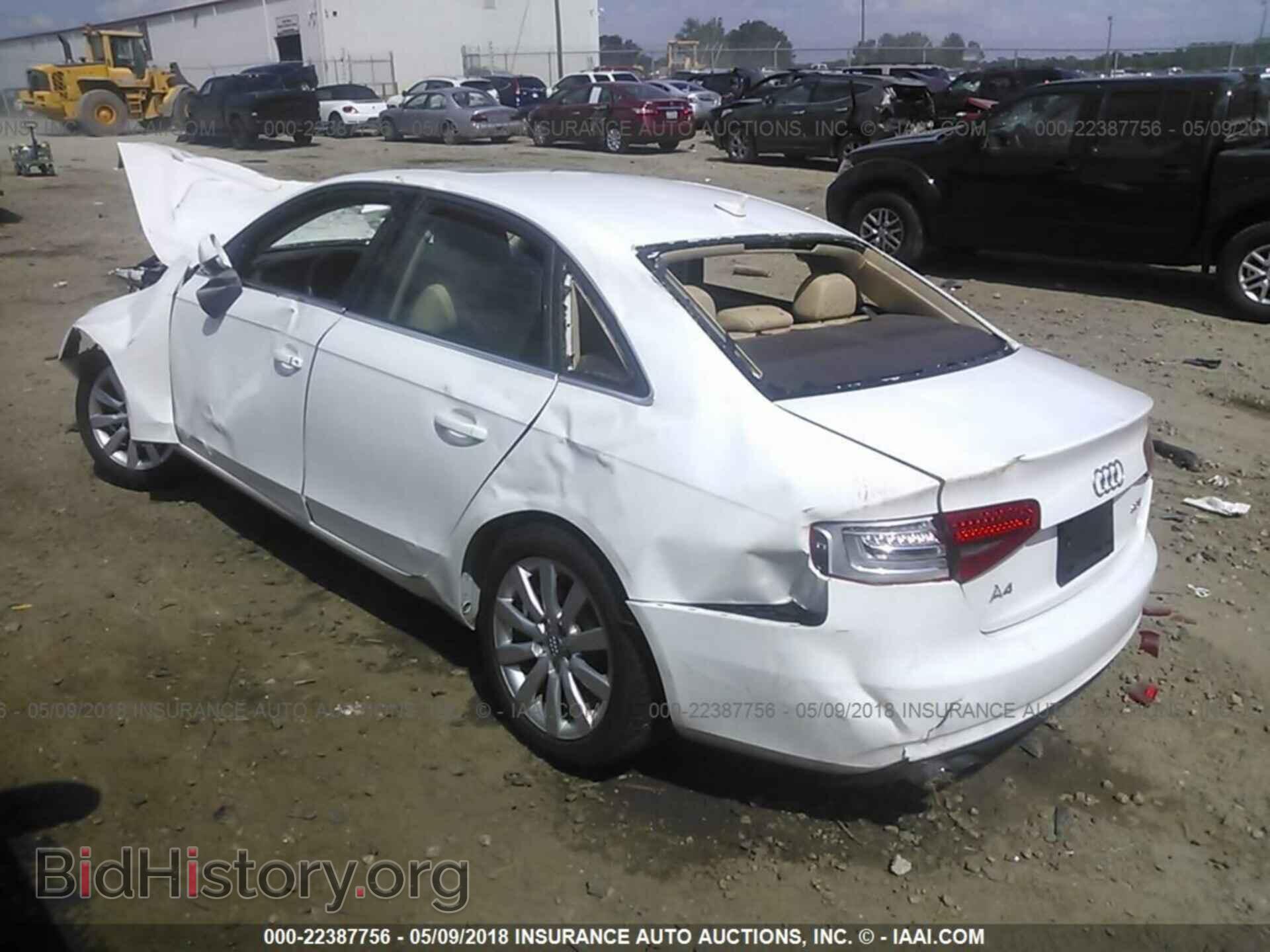 2013 Audi A4 - VIN: WAUAFAFL7DA063698 - Фото 3