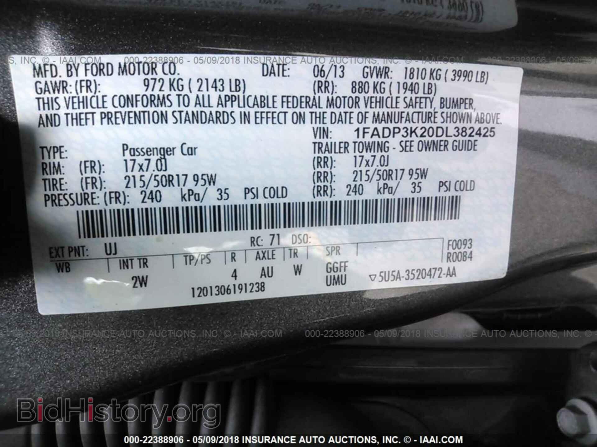 2013 Ford Focus - VIN: 1FADP3K20DL382425 - Photo 9