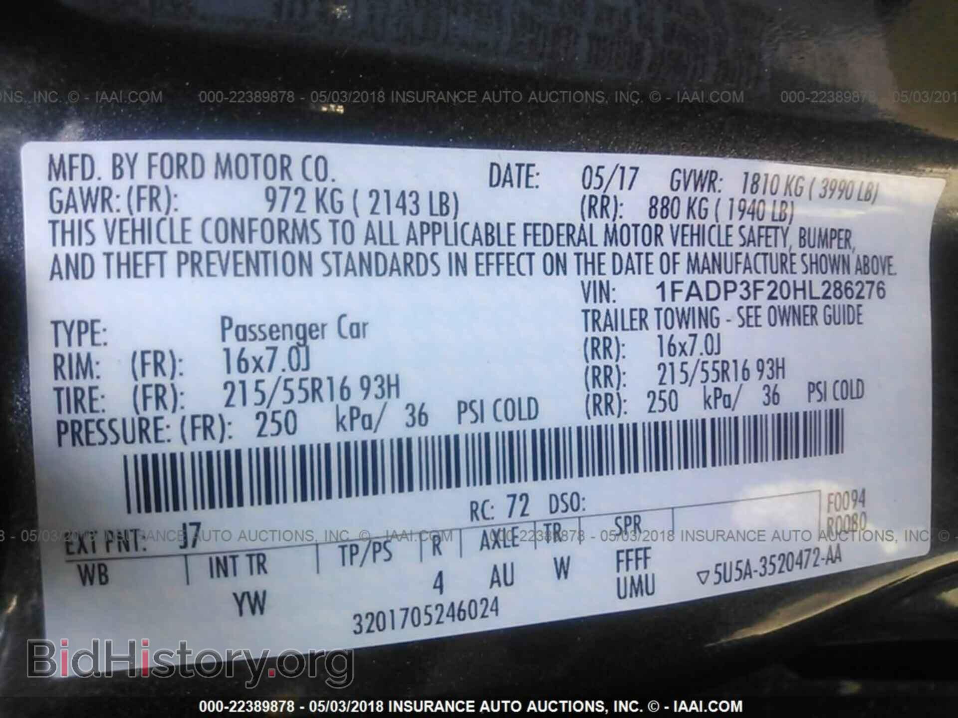 2017 Ford Focus - VIN: 1FADP3F20HL286276 - Photo 9