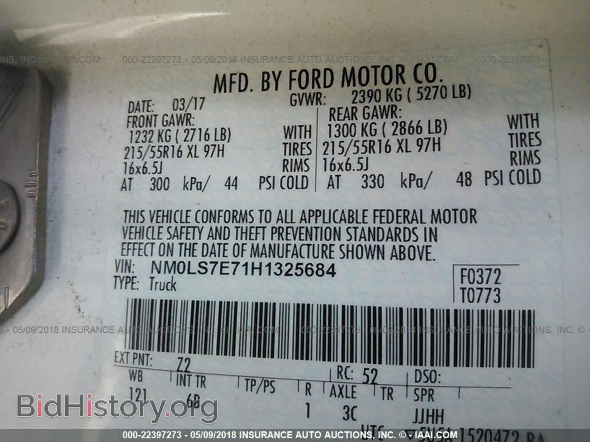 2017 Ford Transit - VIN: NM0LS7E71H1325684 - Photo 9