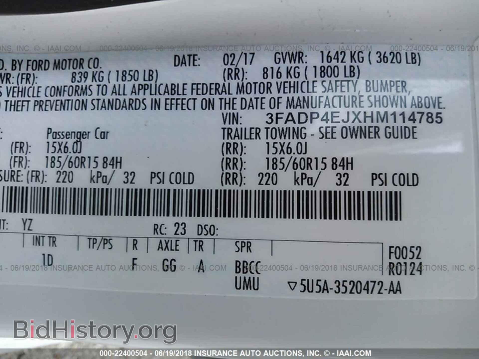 2017 Ford Fiesta - VIN: 3FADP4EJXHM114785 - Photo 9