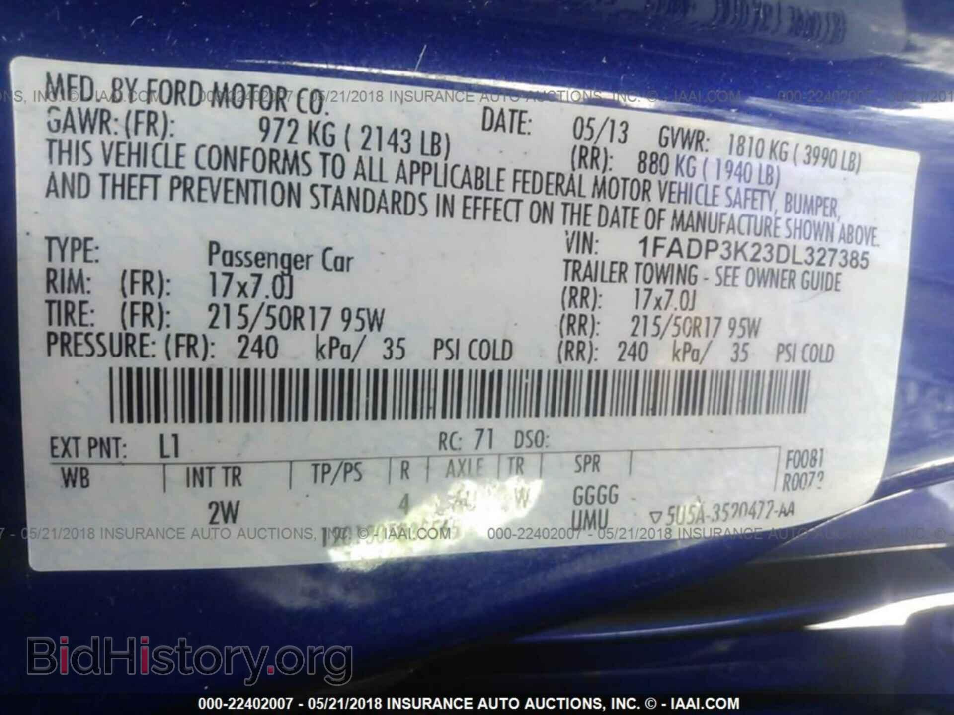2013 Ford Focus - VIN: 1FADP3K23DL327385 - Photo 9