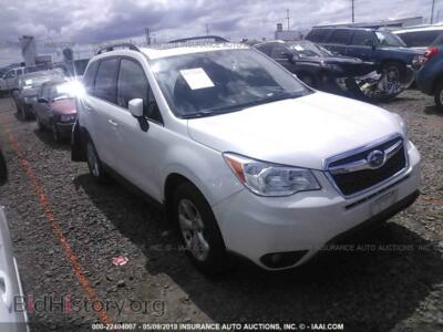 2014 Subaru FORESTER, white — VIN JF2SJAHC8EH512917, IAAI