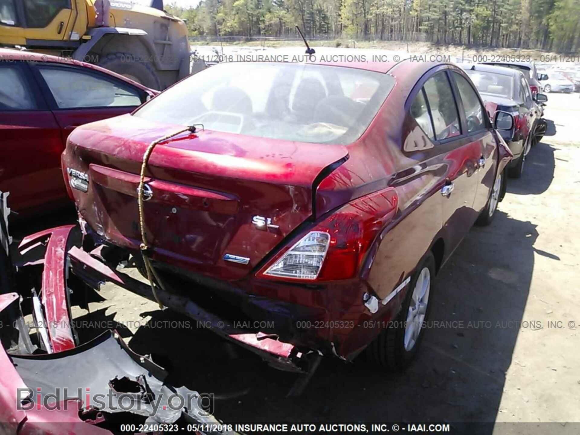 2012 Nissan Versa - VIN: 3N1CN7AP6CL861518 - Фото 4