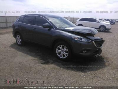 2013 Mazda CX-9, серый — VIN JM3TB2CA2D0417706, IAAI