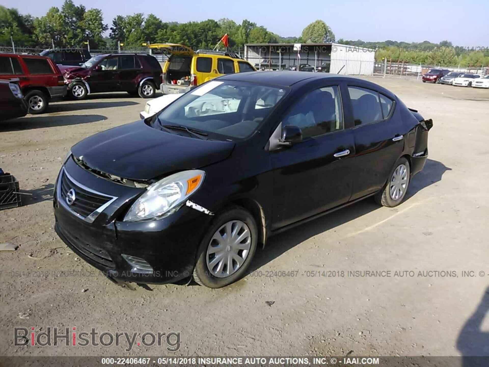 2012 Nissan Versa - VIN: 3N1CN7AP8CL944609 - Фото 2