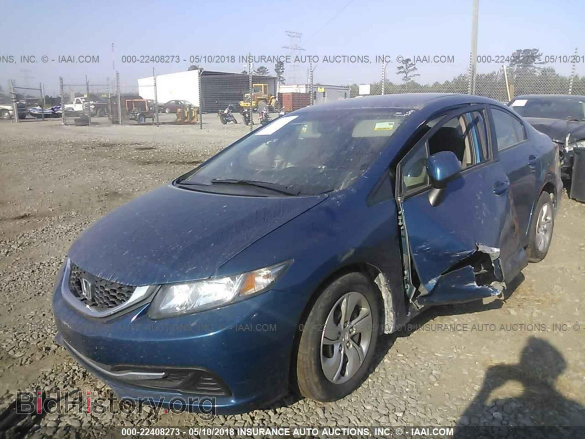 2013 Honda Civic - VIN: 19XFB2F54DE203201 - Фото 2