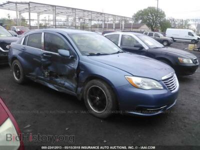 2011 Chrysler 200, light blue — VIN 1C3BC4FB8BN533403, IAAI