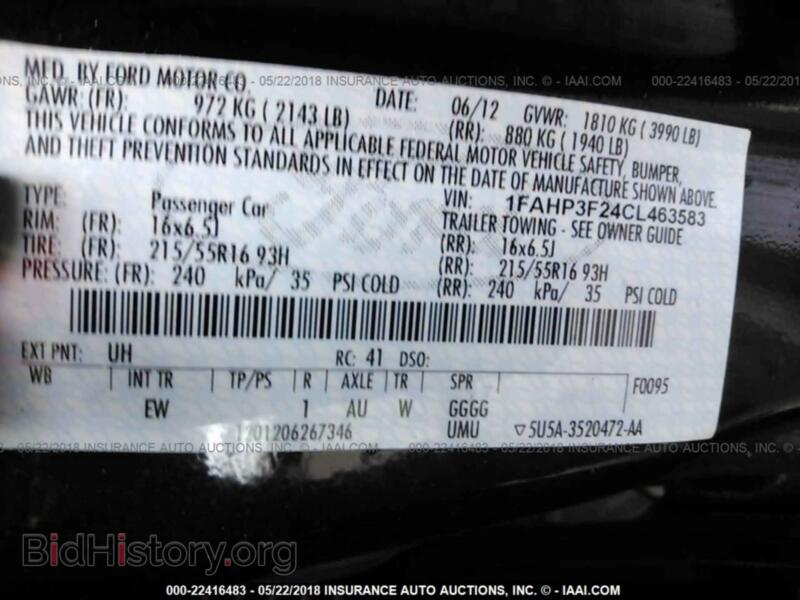 2012 Ford FOCUS (VIN 1FAHP3F24CL463583) — фото 9 из 10