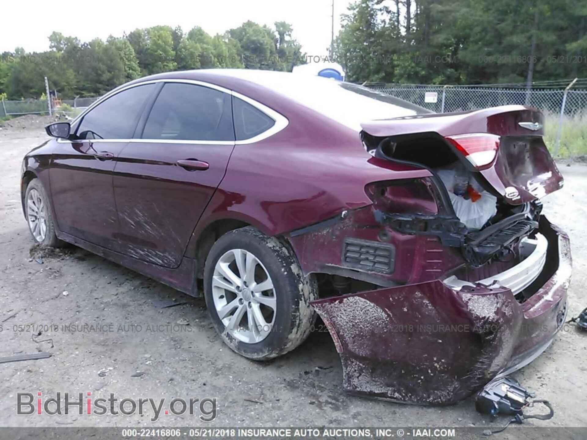 2015 Chrysler 200 - VIN: 1C3CCCAB3FN708748 - Фото 3
