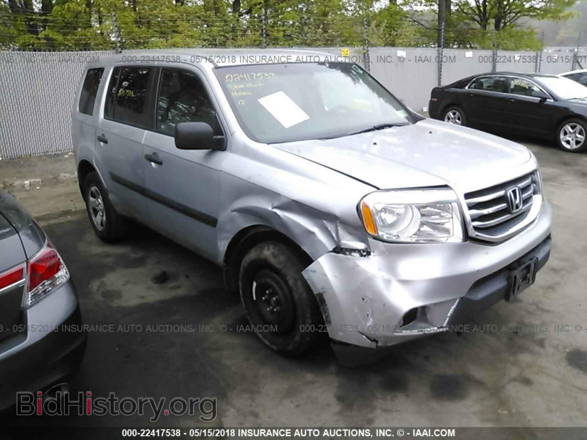 Фотография 5FNYF3H2XCB035210 - Honda Pilot 2012