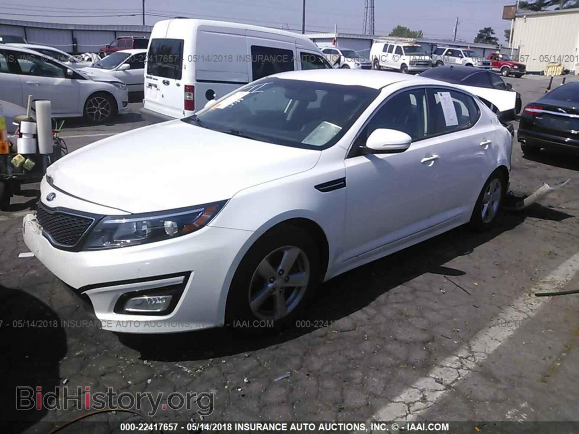 2015 Kia Optima - VIN: KNAGM4A79F5648662 - Фото 2