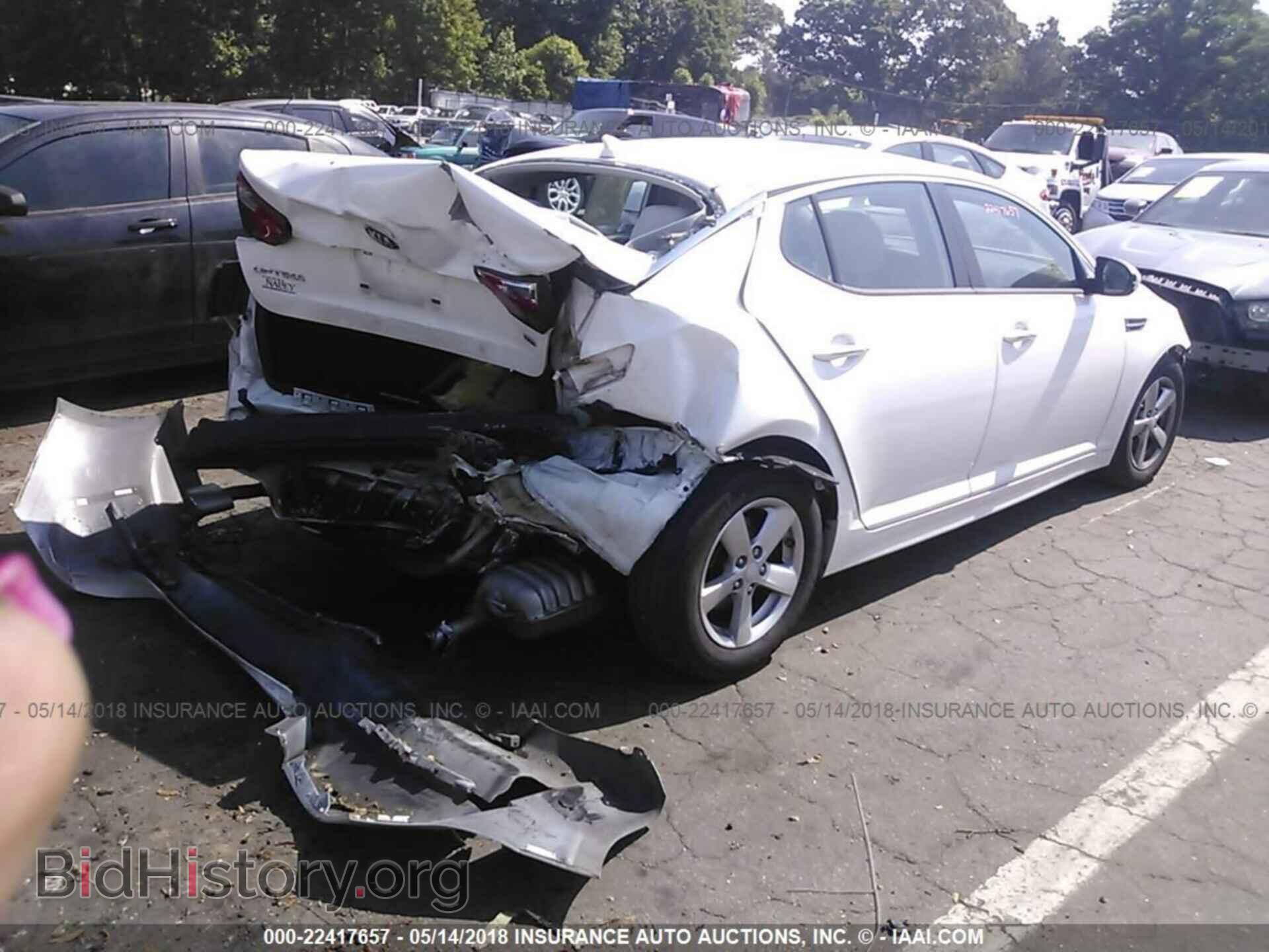 2015 Kia Optima - VIN: KNAGM4A79F5648662 - Фото 4