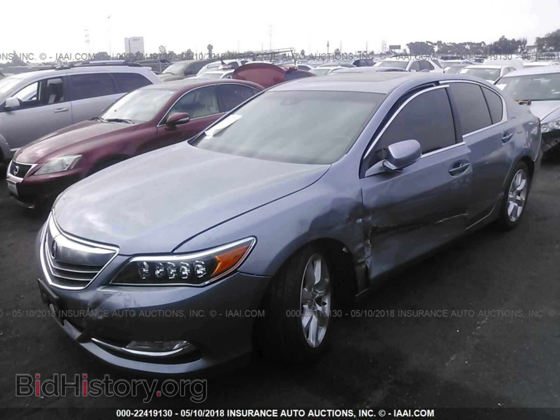 2014 Acura Rlx - VIN: JH4KC1F38EC004471 - Фото 2