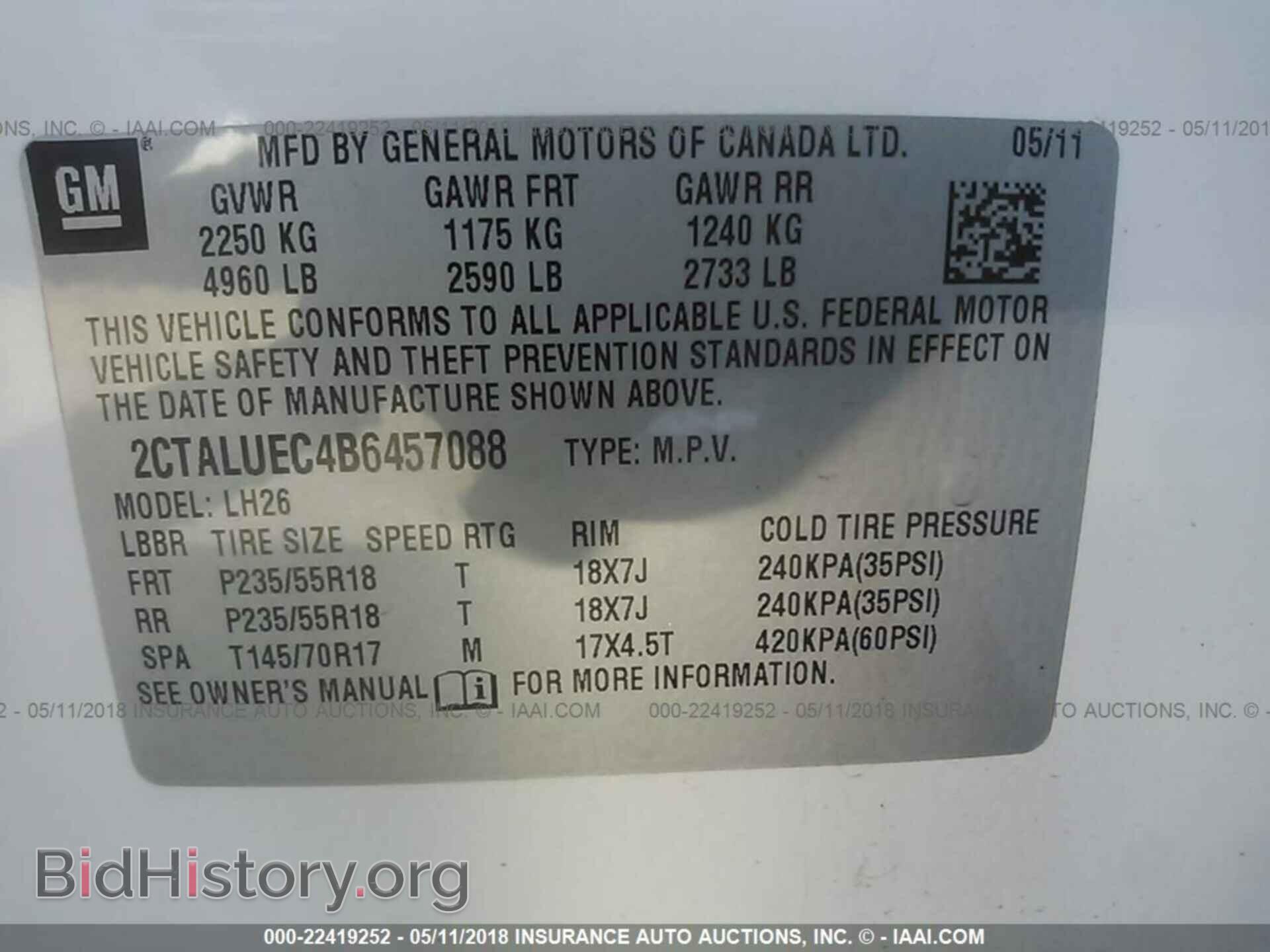 2011 Gmc Terrain - VIN: 2CTALUEC4B6457088 - Photo 9