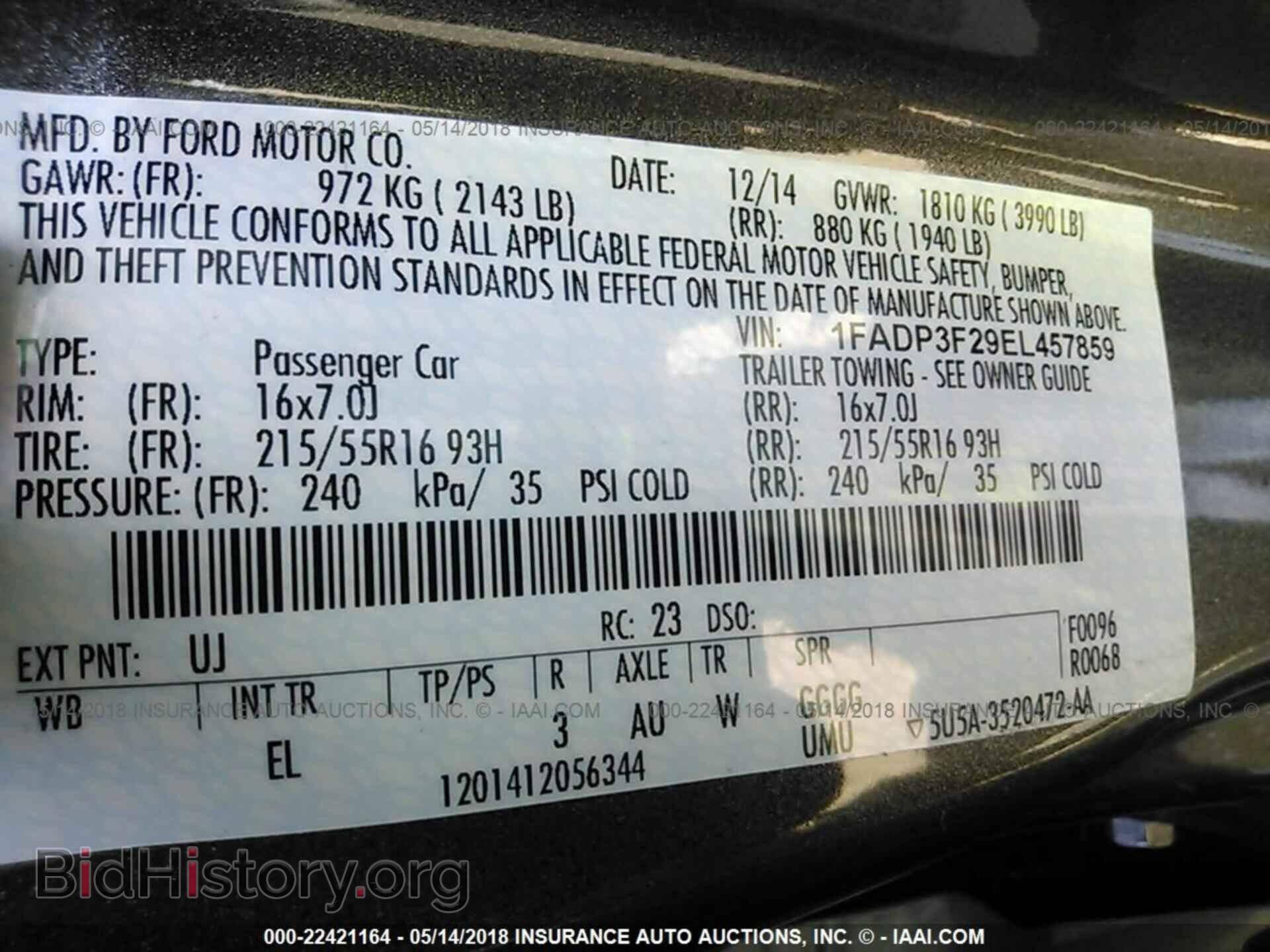 2014 Ford Focus - VIN: 1FADP3F29EL457859 - Photo 9