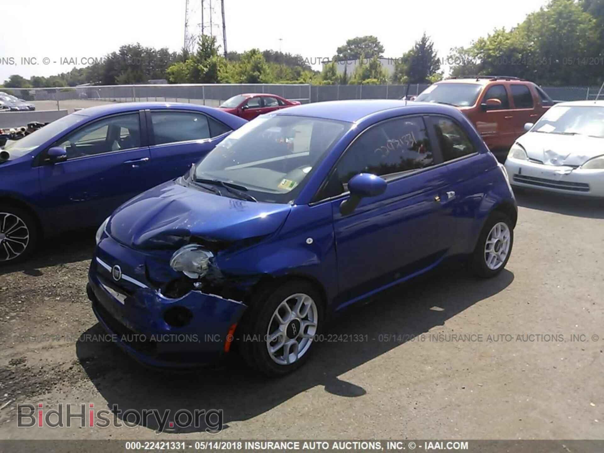 2013 Fiat 500 - VIN: 3C3CFFAR2DT546422 - Photo 2